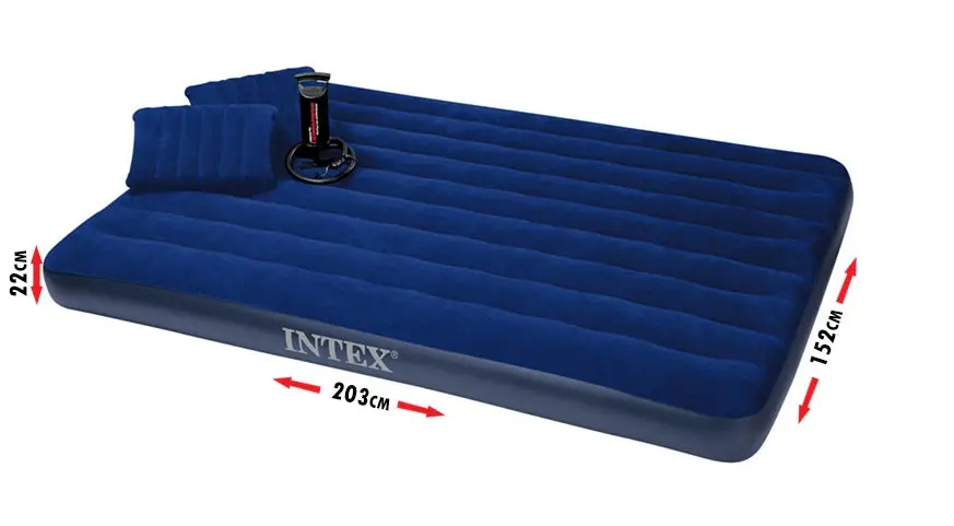 Надувний матрац для плавання Intex 64765 (203х152х22 см) - Зображення 2