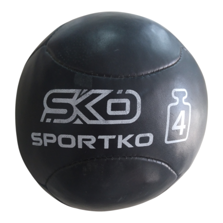 Медбол SportKo 4кг шкіра