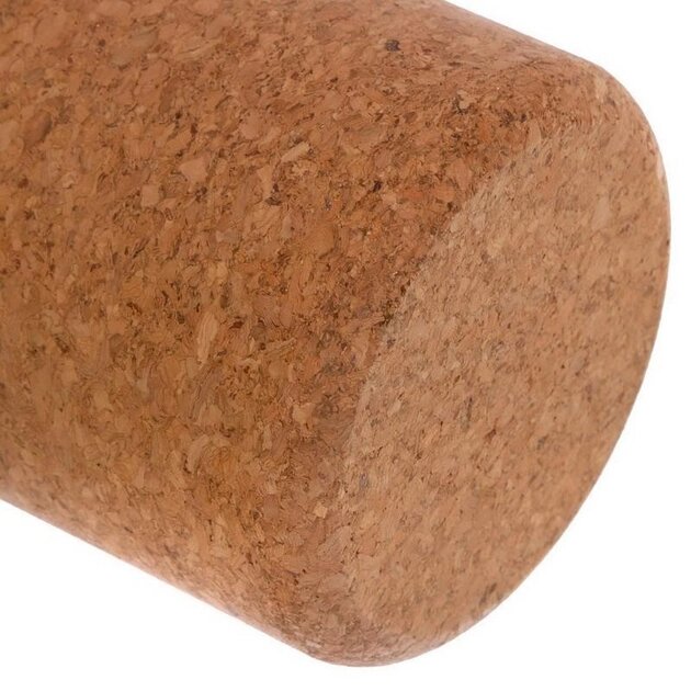 Ролик-масажний валик Corkwood Roller 9,5х30 см коркове дерево, для йоги, фітнесу, масажу (FI-1569) - Зображення 3