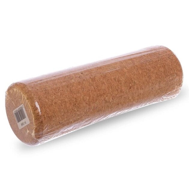 Ролик-масажний валик Corkwood Roller 9,5х30 см коркове дерево, для йоги, фітнесу, масажу (FI-1569) - Зображення 4