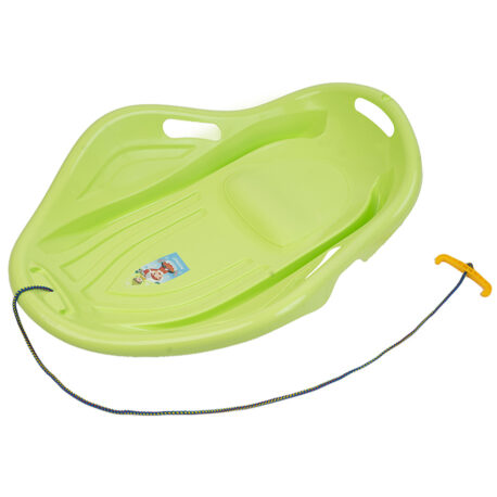 Санки-снігокати мушля льодянка з'їзд дитячі із ручками Marmat Muszla Зелені