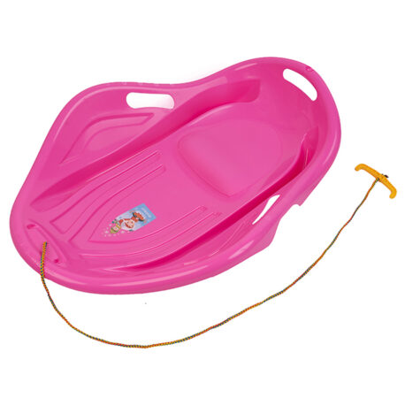 Санки-снігокати мушля льодянка з'їзд дитячі із ручками Marmat Muszla Рожеві 