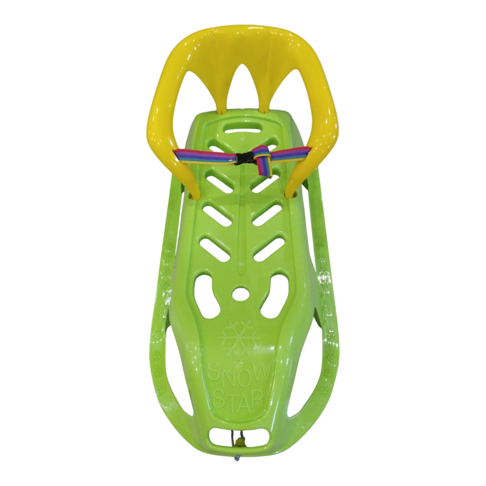 Санки дитячі з спинкою Marmat Snow Star Зелені - Зображення 5