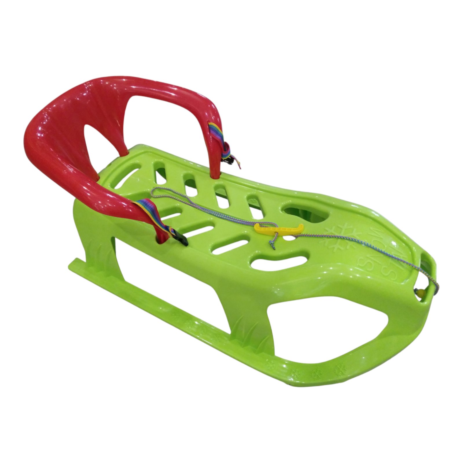 Санки дитячі з спинкою Marmat Snow Star Зелені - Зображення 7