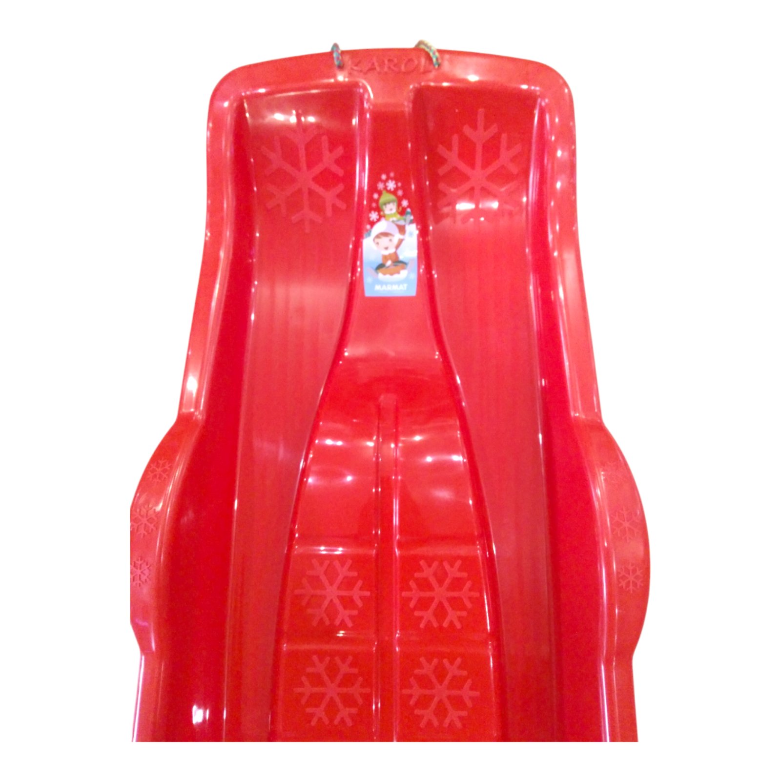 Санки дитячі з ручками Marmat Karol Червоні - Зображення 3