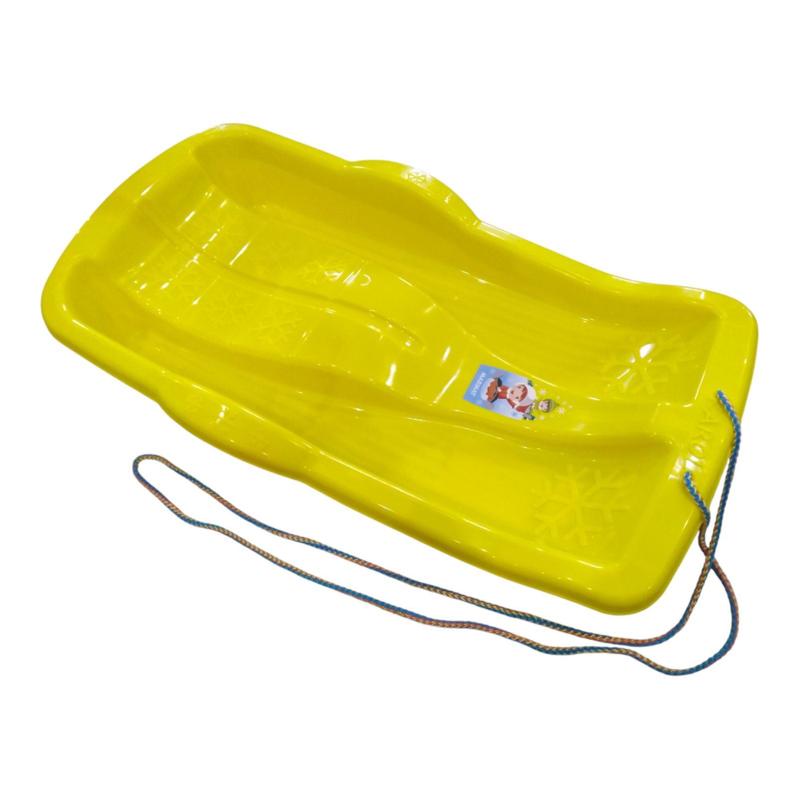 Санки дитячі з ручками Marmat Karol Жовті - Зображення 3