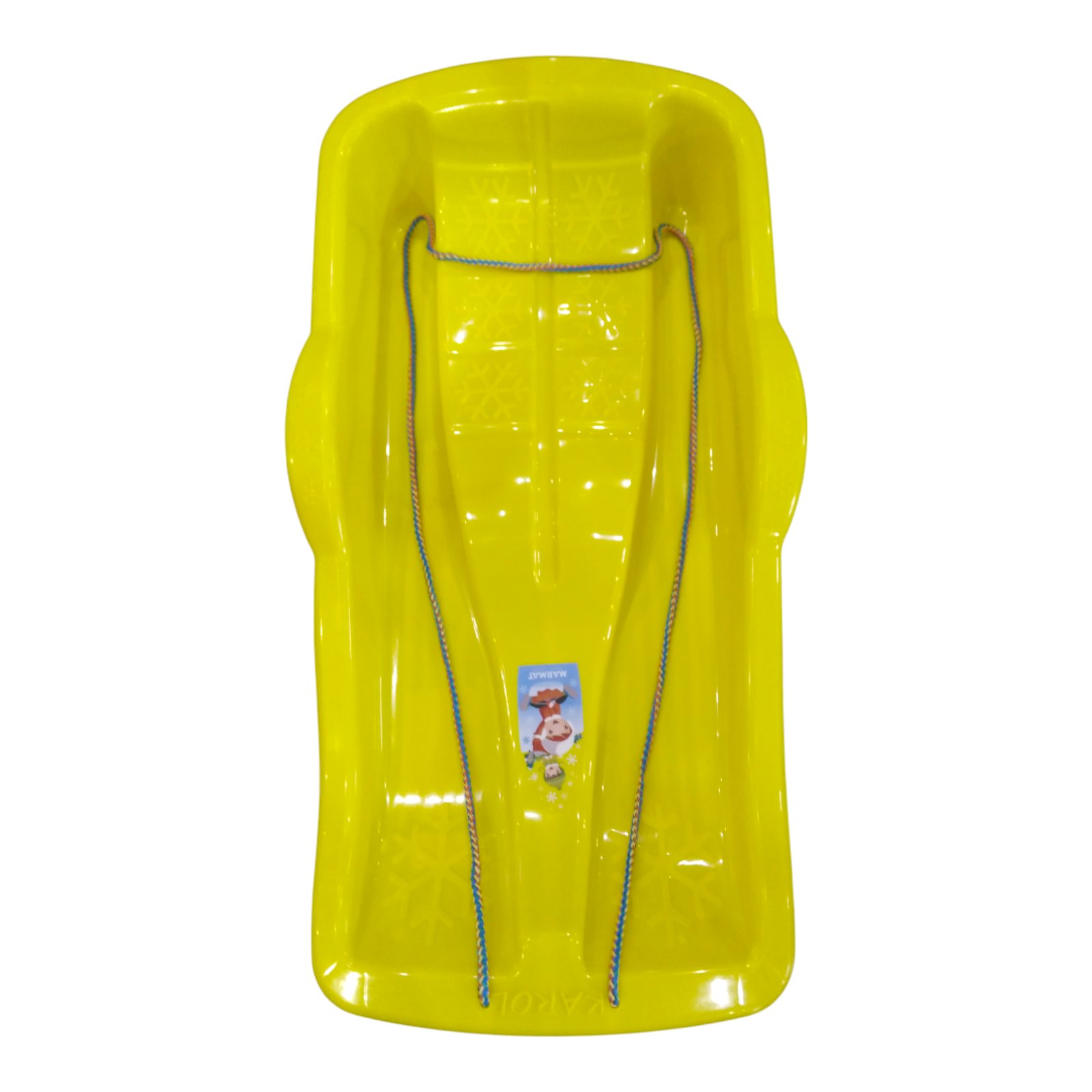 Санки дитячі з ручками Marmat Karol Жовті - Зображення 2