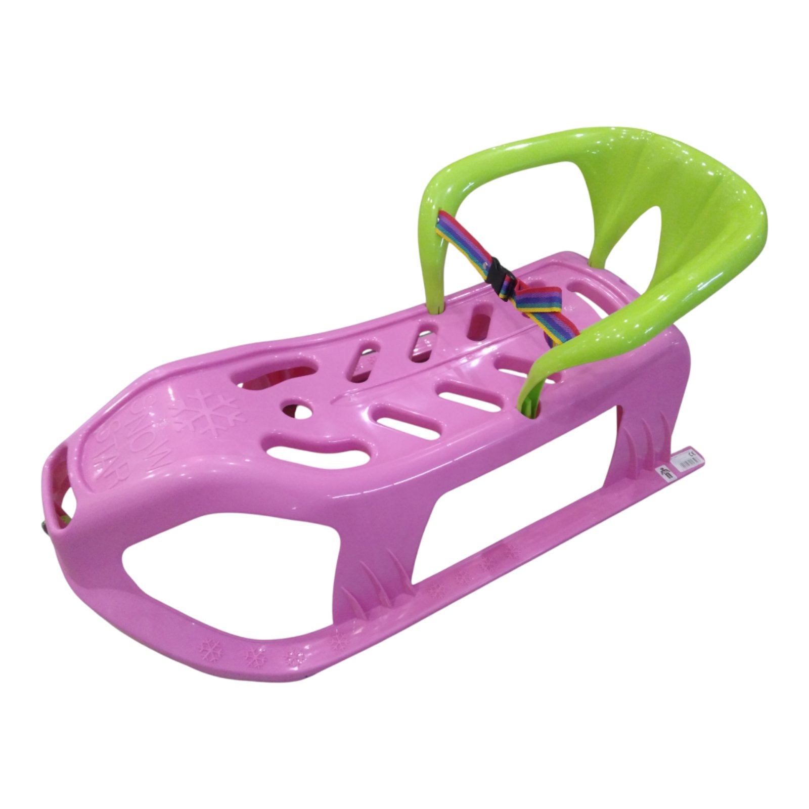 Санки дитячі з спинкою Marmat Snow Star Рожеві - Зображення 5