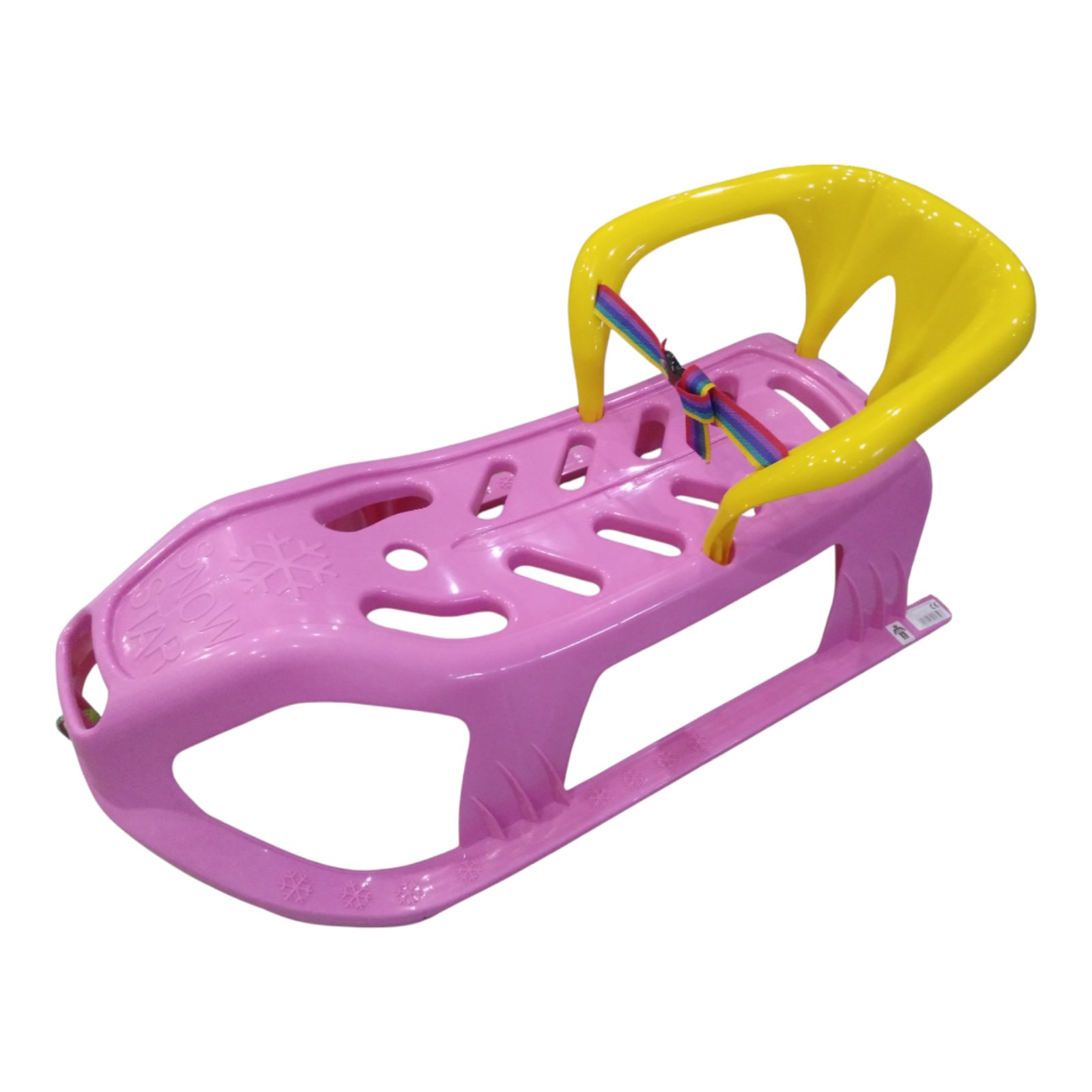 Санки дитячі з спинкою Marmat Snow Star Рожеві - Зображення 6