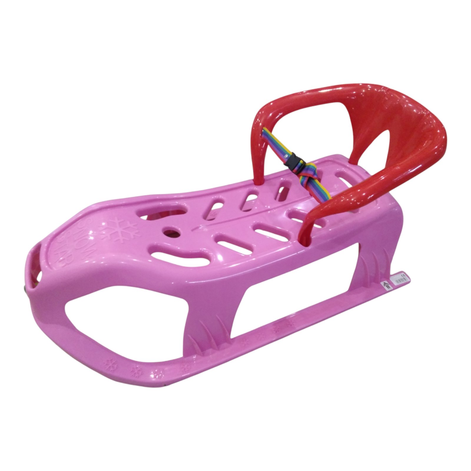 Санки дитячі з спинкою Marmat Snow Star Рожеві - Зображення 7