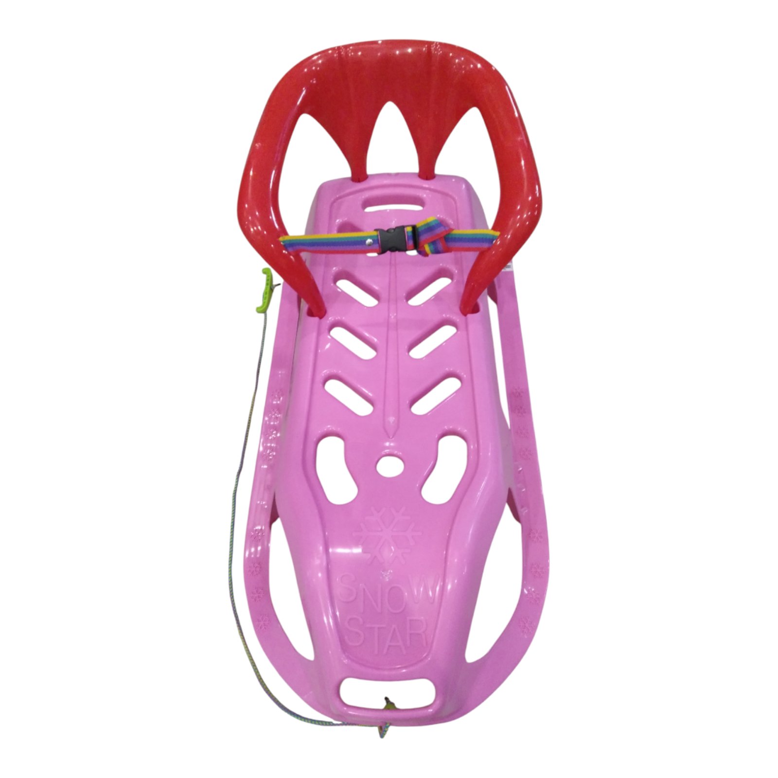 Санки дитячі з спинкою Marmat Snow Star Рожеві - Зображення 2