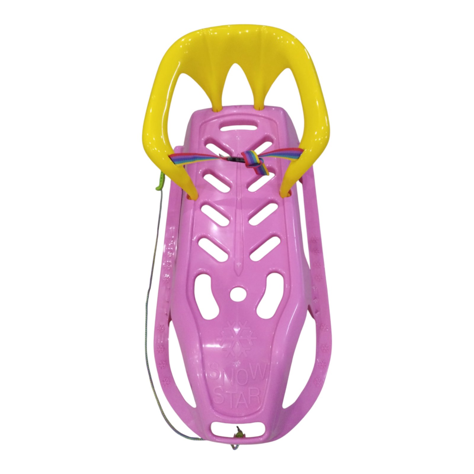 Санки дитячі з спинкою Marmat Snow Star Рожеві - Зображення 3