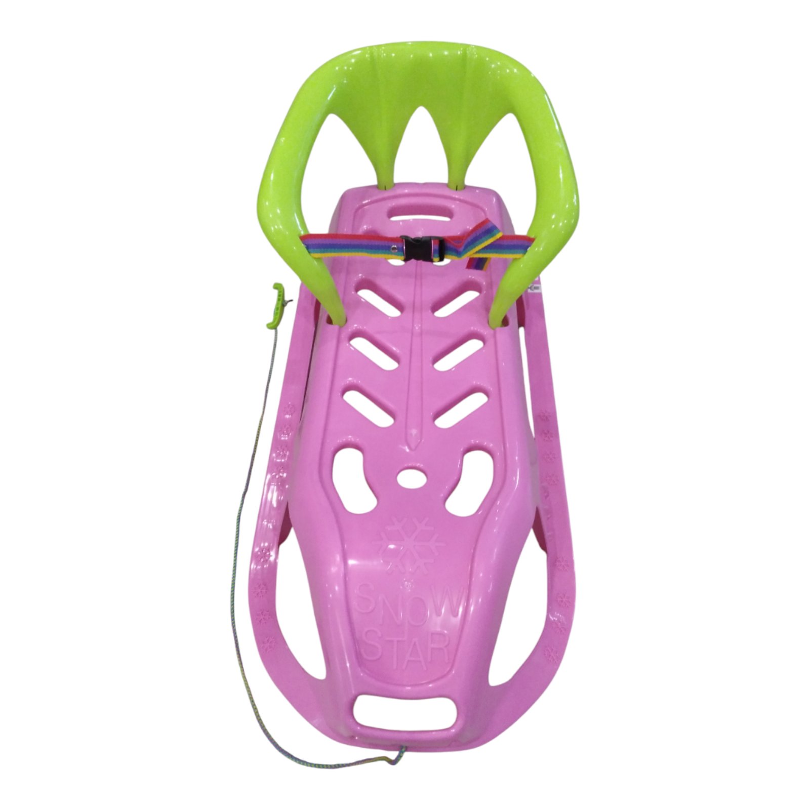 Санки дитячі з спинкою Marmat Snow Star Рожеві - Зображення 4