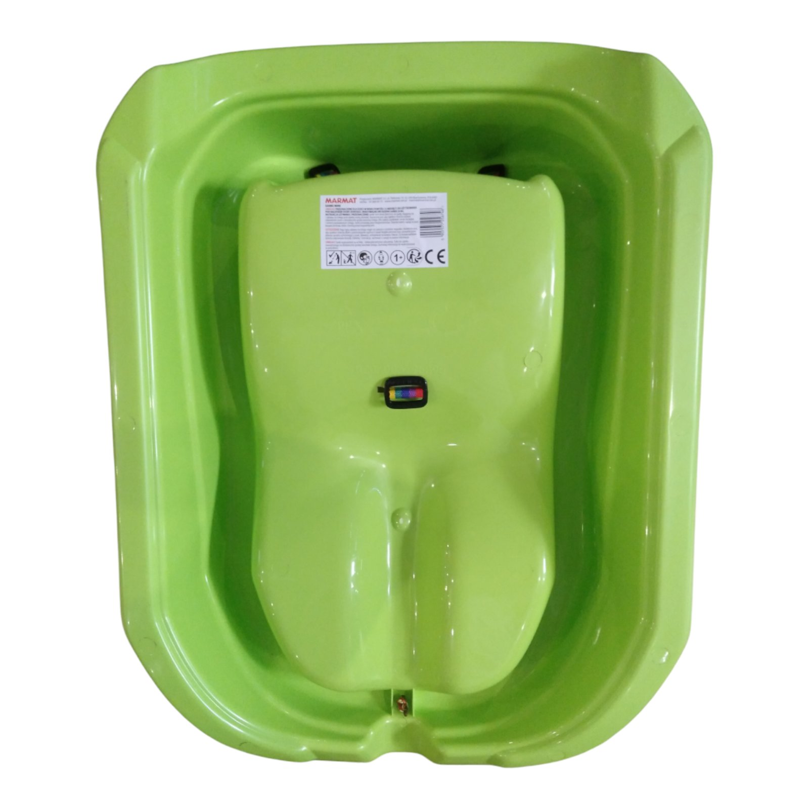 Санки-снігокати дитячі із спинкою Marmat Mini Зелені - Зображення 5