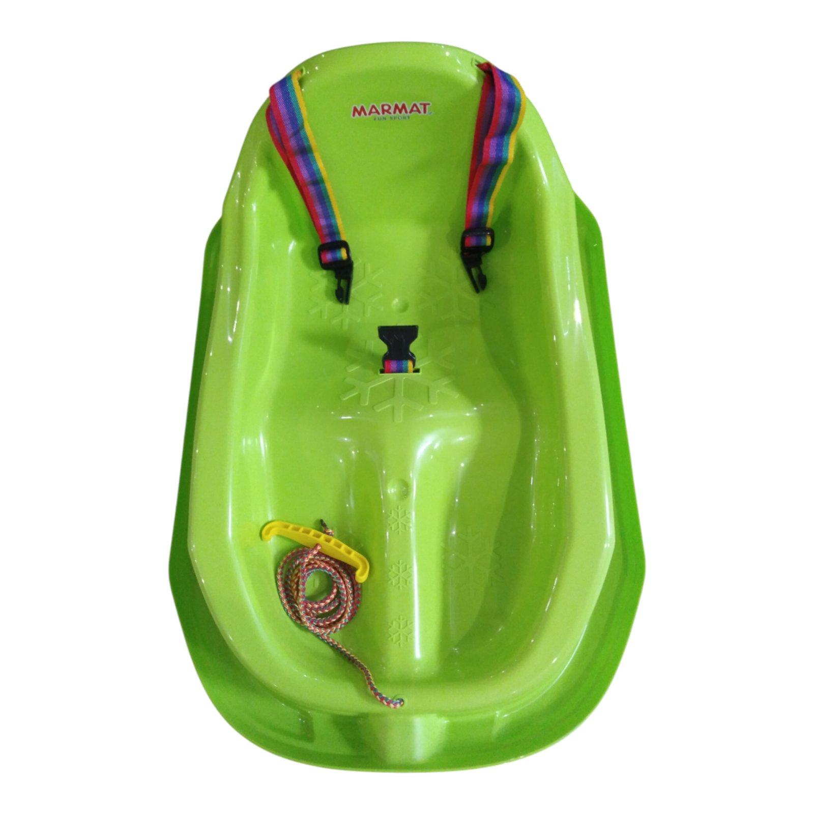 Санки-снігокати дитячі із спинкою Marmat Mini Зелені - Зображення 3