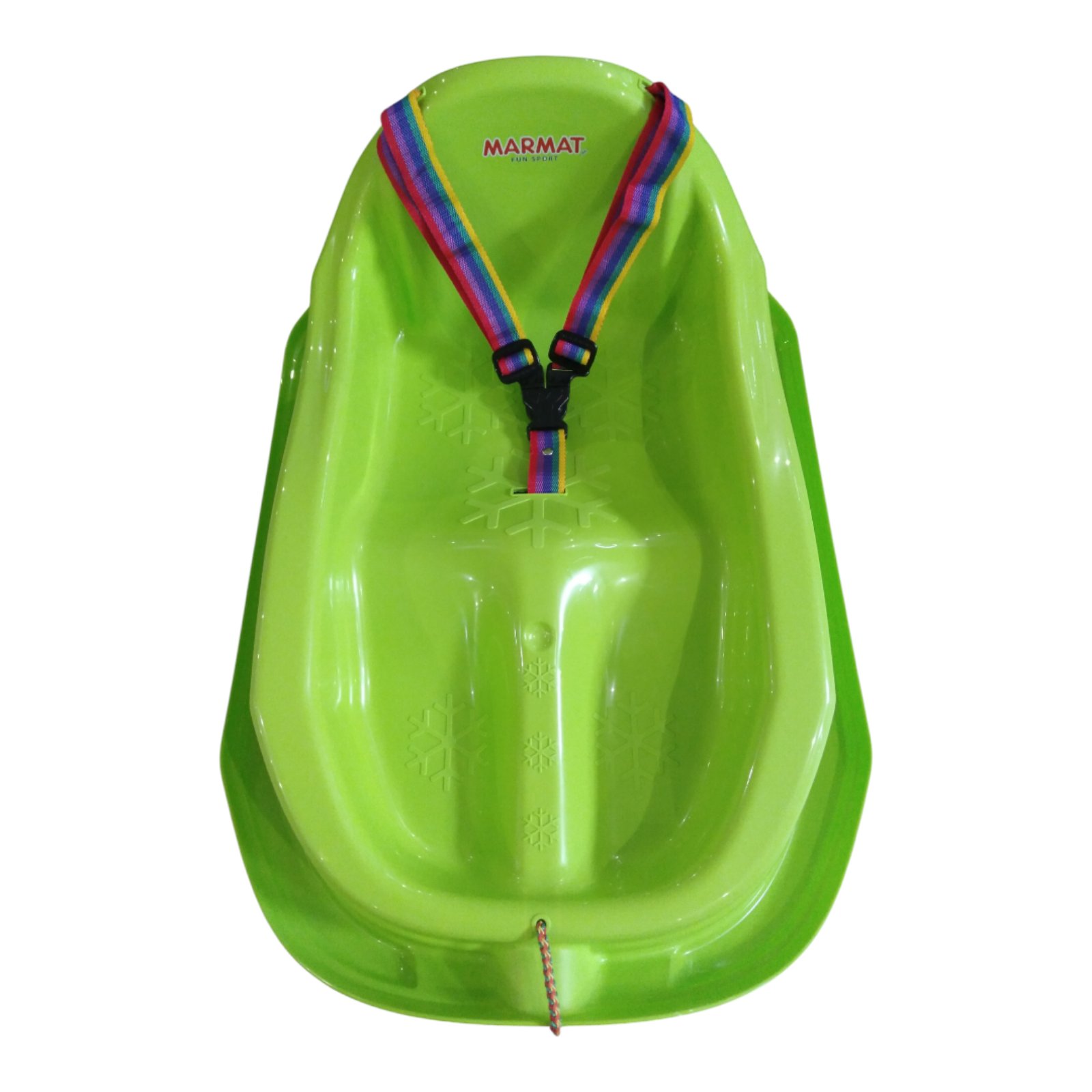 Санки-снігокати дитячі із спинкою Marmat Mini Зелені - Зображення 2