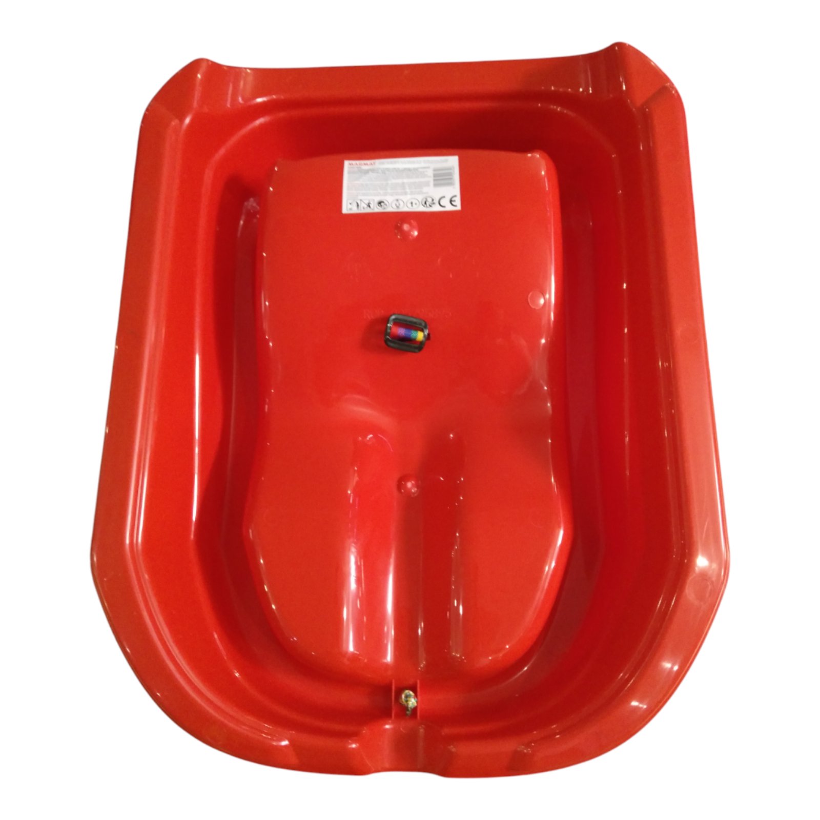 Санки-снігокати дитячі із спинкою Marmat Mini Червоні - Зображення 6