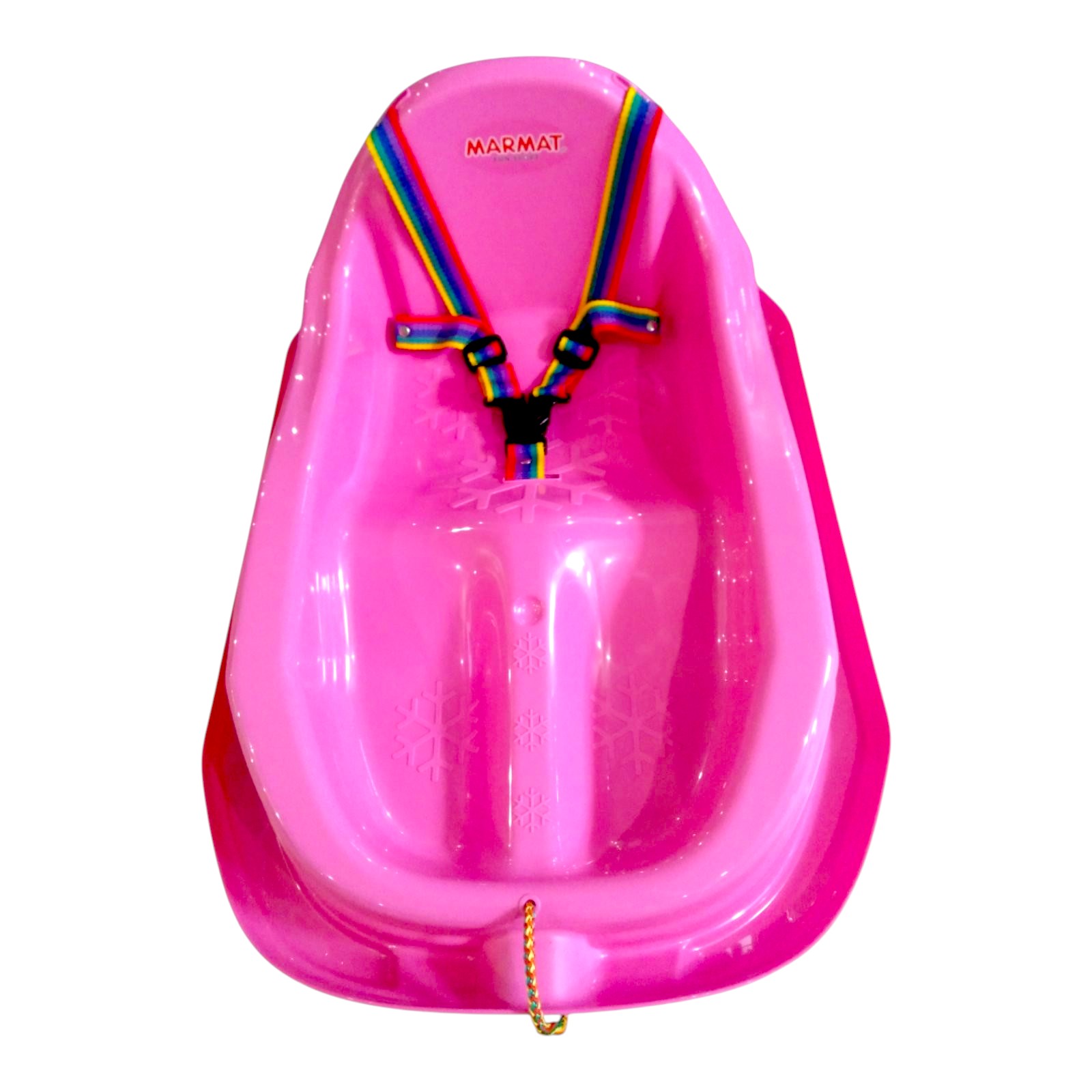 Санки-снігокати дитячі із спинкою Marmat Mini Розові - Зображення 2