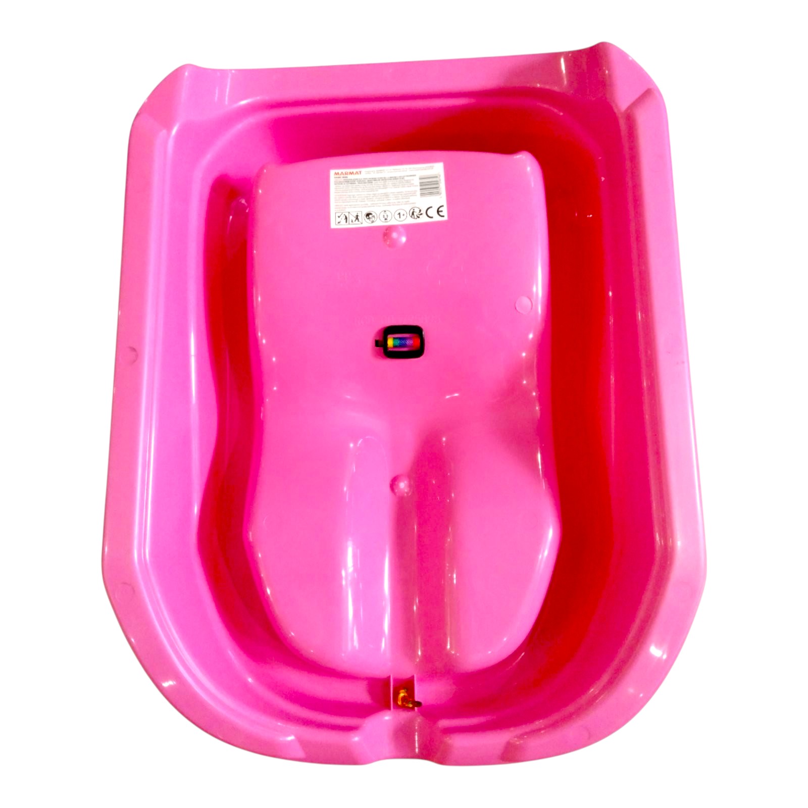 Санки-снігокати дитячі із спинкою Marmat Mini Розові - Зображення 6