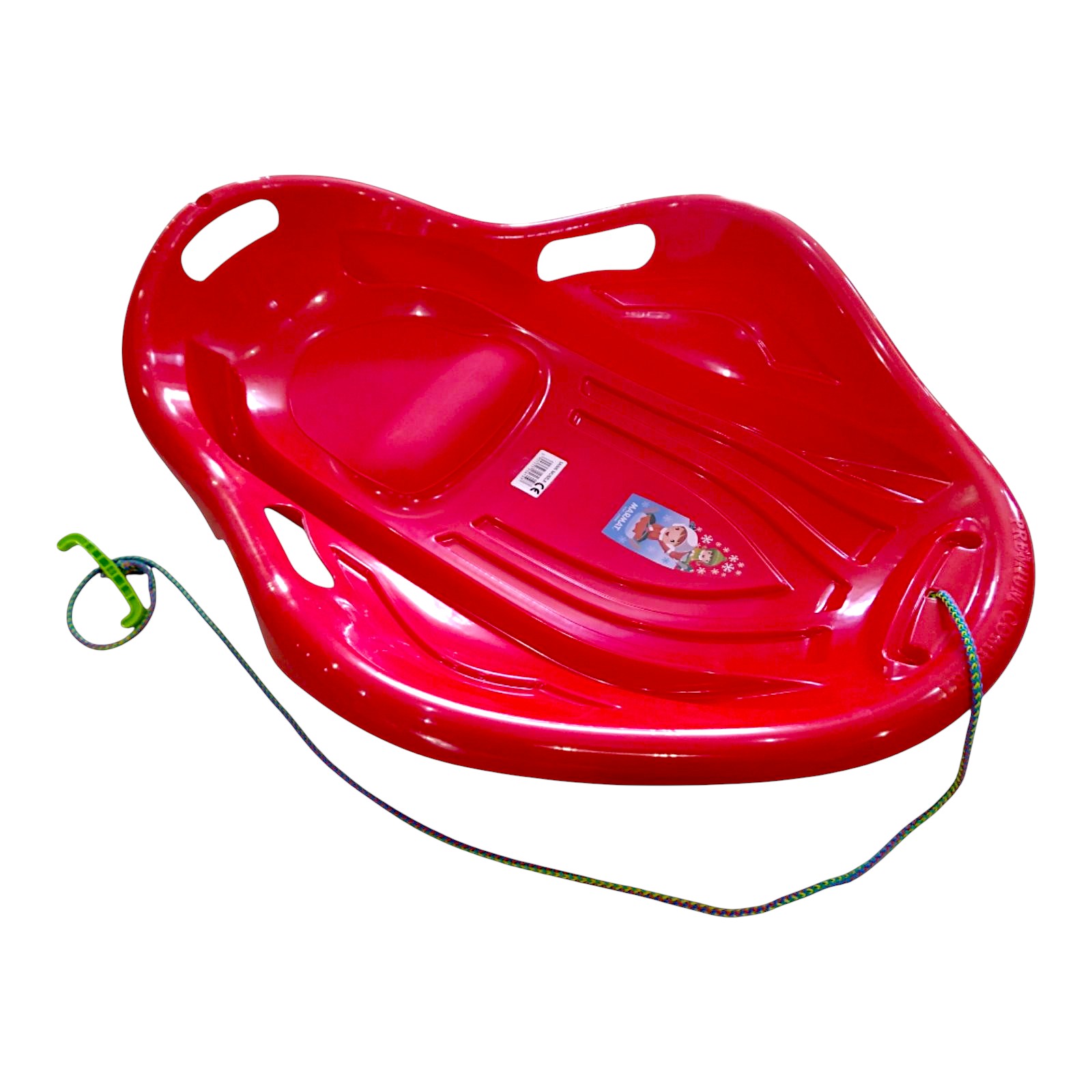 Санки-снігокати мушля льодянка з'їзд дитячі із ручками Marmat Muszla Червоні - Зображення 6