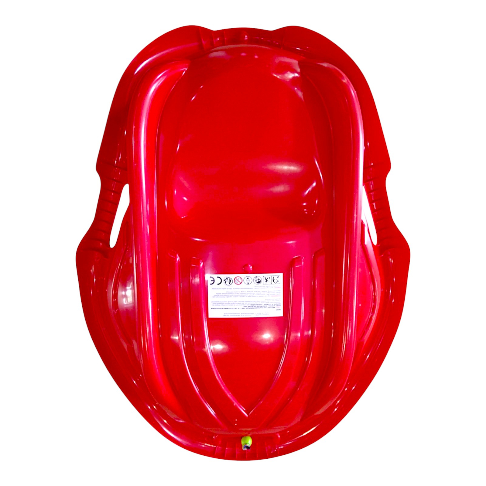 Санки-снігокати мушля льодянка з'їзд дитячі із ручками Marmat Muszla Червоні - Зображення 8