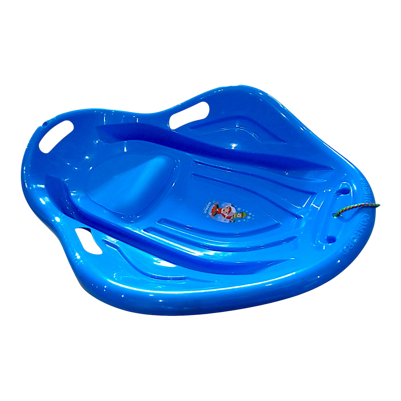 Санки-снігокати мушля льодянка з'їзд дитячі із ручками Marmat Muszla Сині - Зображення 4