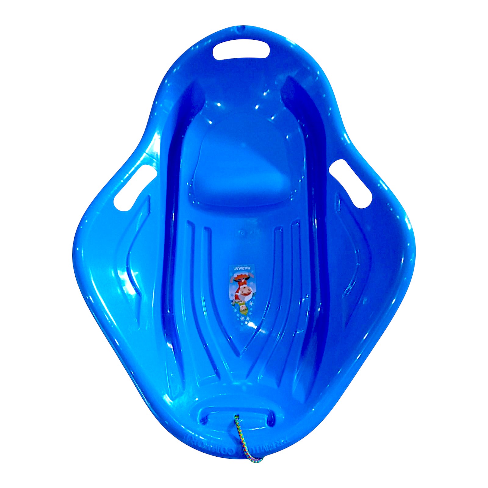Санки-снігокати мушля льодянка з'їзд дитячі із ручками Marmat Muszla Сині - Зображення 2