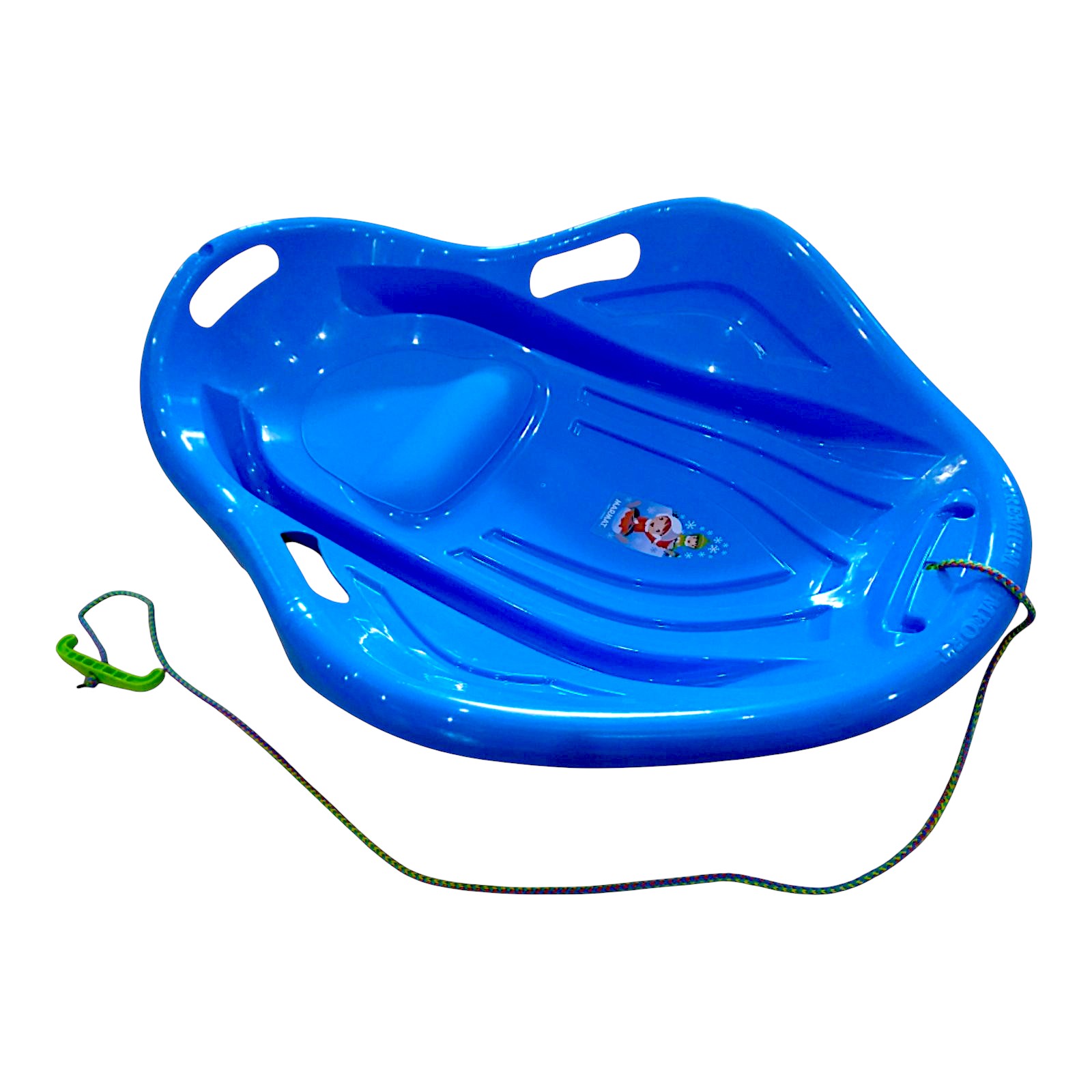 Санки-снігокати мушля льодянка з'їзд дитячі із ручками Marmat Muszla Сині - Зображення 5