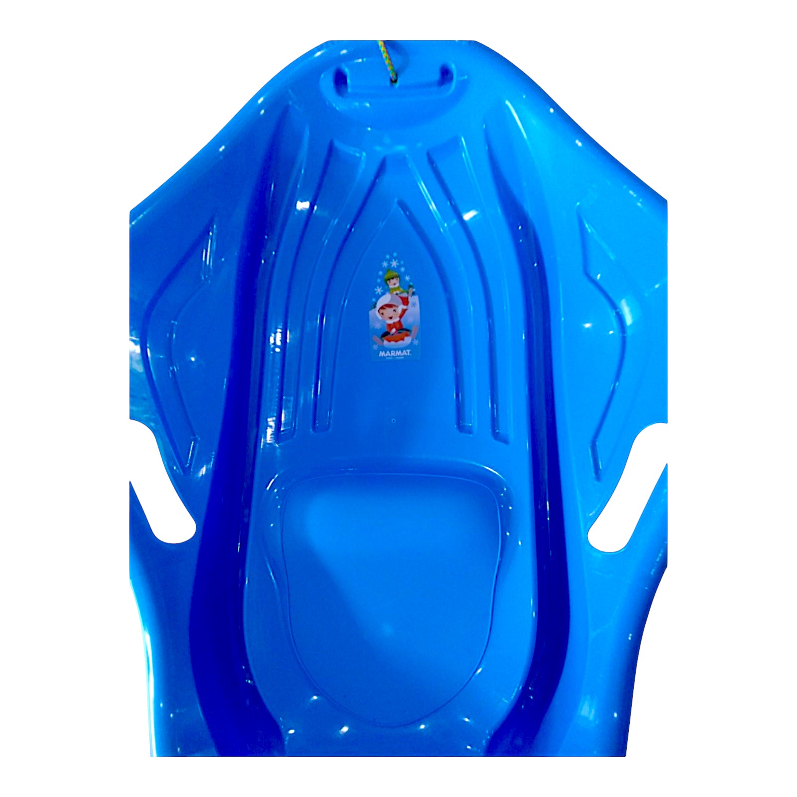Санки-снігокати мушля льодянка з'їзд дитячі із ручками Marmat Muszla Сині - Зображення 6
