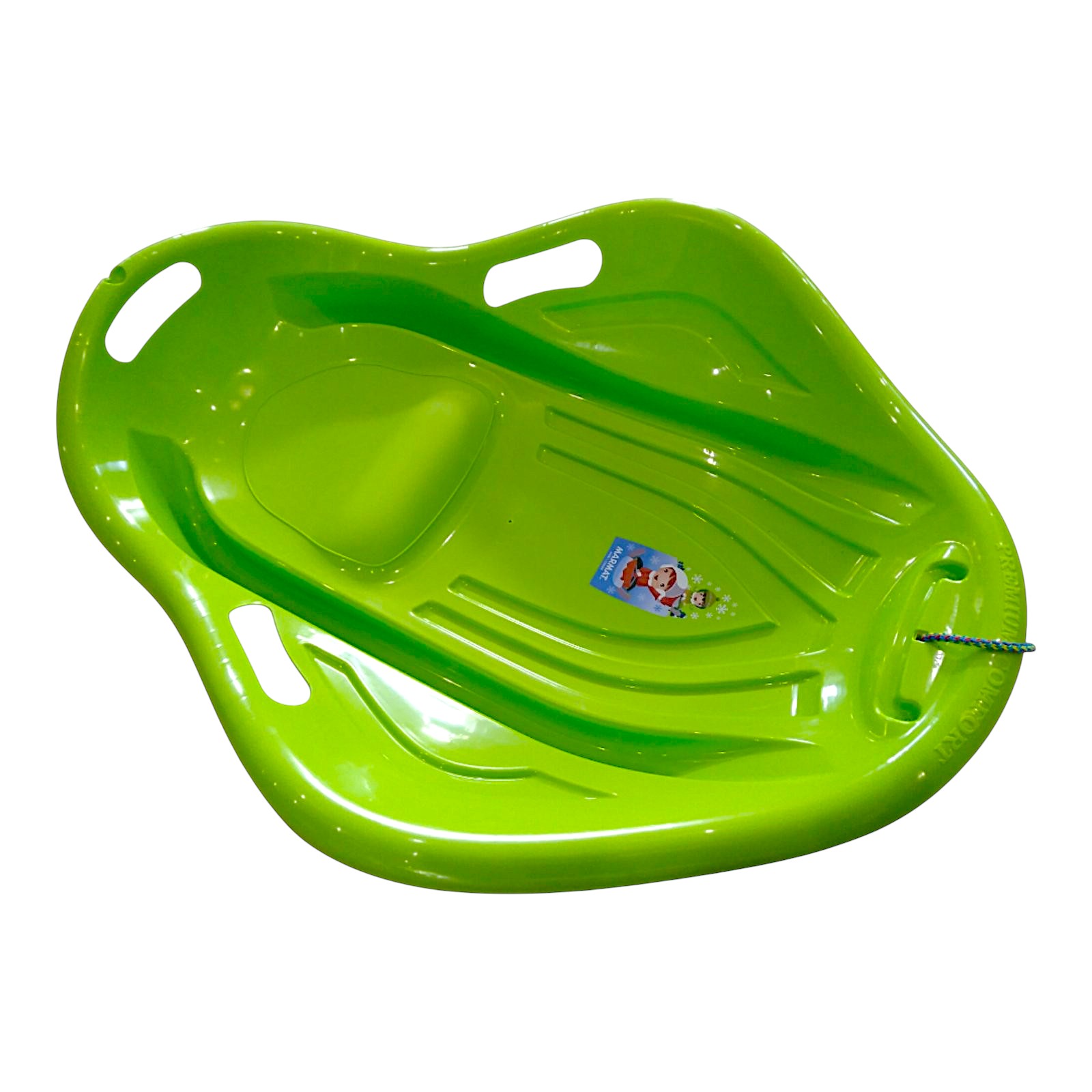 Санки-снігокати мушля льодянка з'їзд дитячі із ручками Marmat Muszla Зелені - Зображення 5