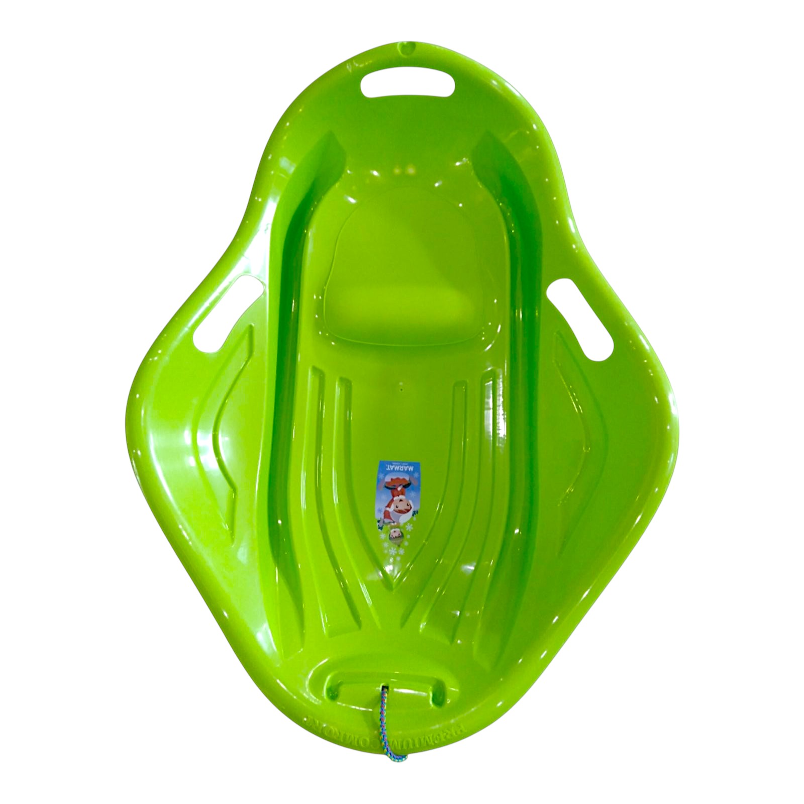 Санки-снігокати мушля льодянка з'їзд дитячі із ручками Marmat Muszla Зелені - Зображення 2