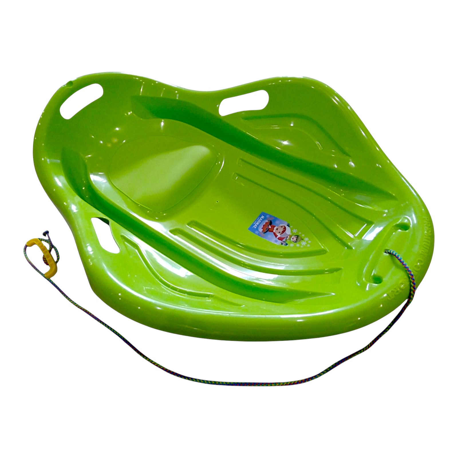 Санки-снігокати мушля льодянка з'їзд дитячі із ручками Marmat Muszla Зелені - Зображення 6