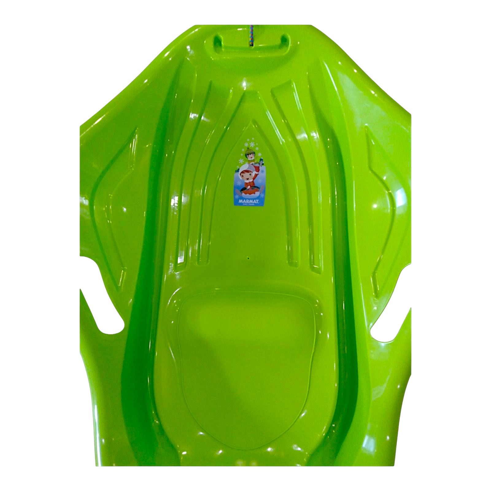 Санки-снігокати мушля льодянка з'їзд дитячі із ручками Marmat Muszla Зелені - Зображення 3
