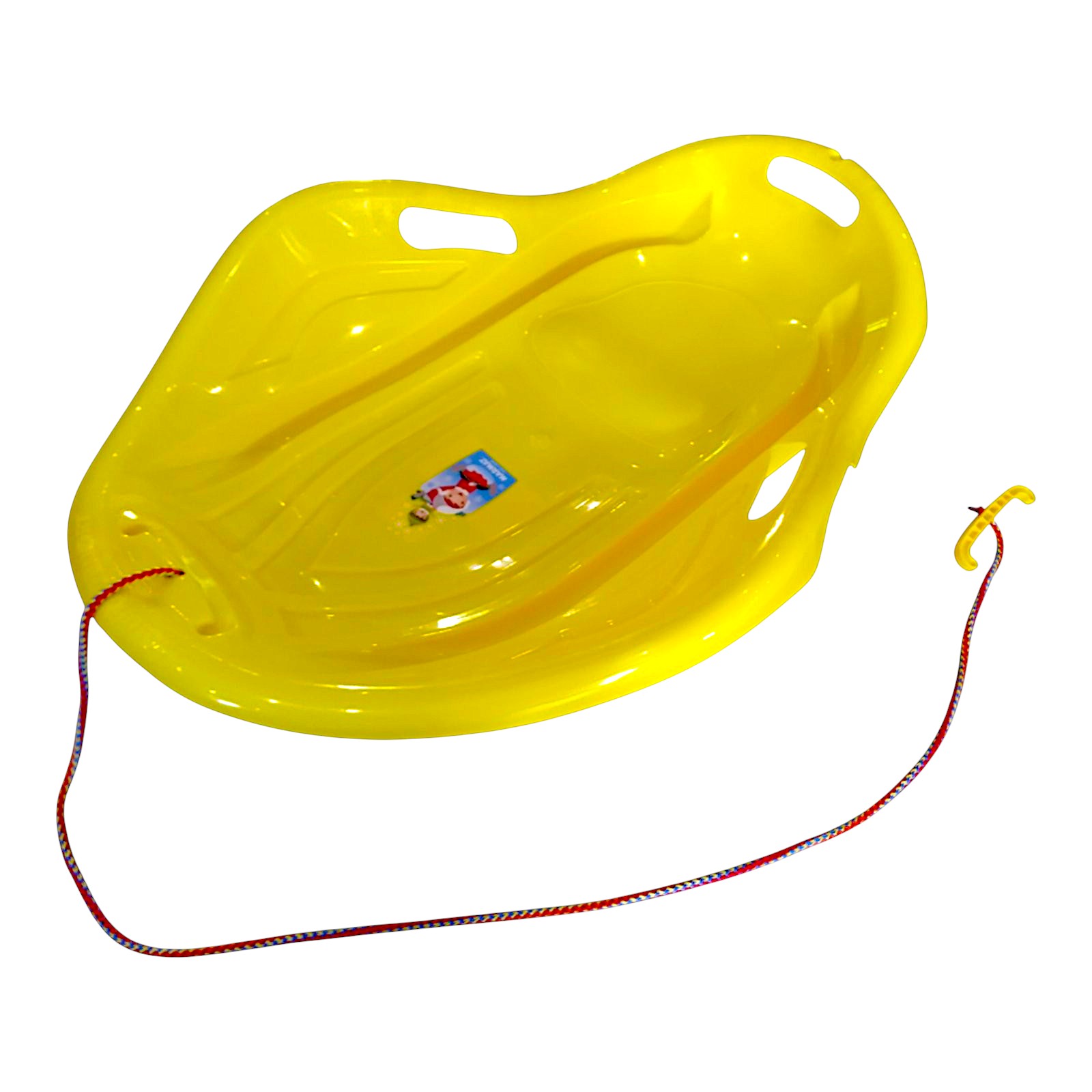 Санки-снігокати мушля льодянка з'їзд дитячі із ручками Marmat Muszla Жовті - Зображення 7
