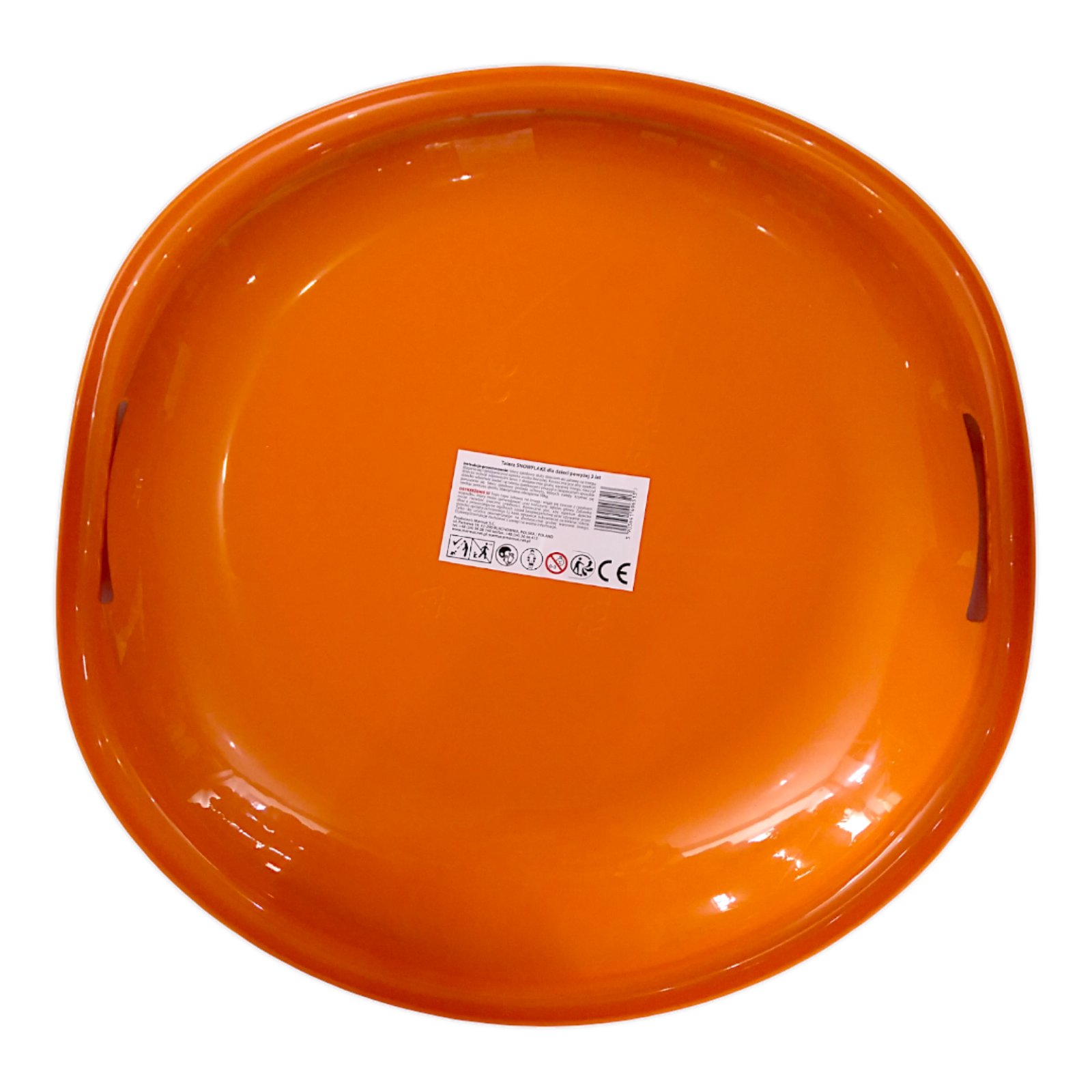 Санки-льодянка тарілка-з'їзд Marmat Snowflake Помаранчева - Зображення 3
