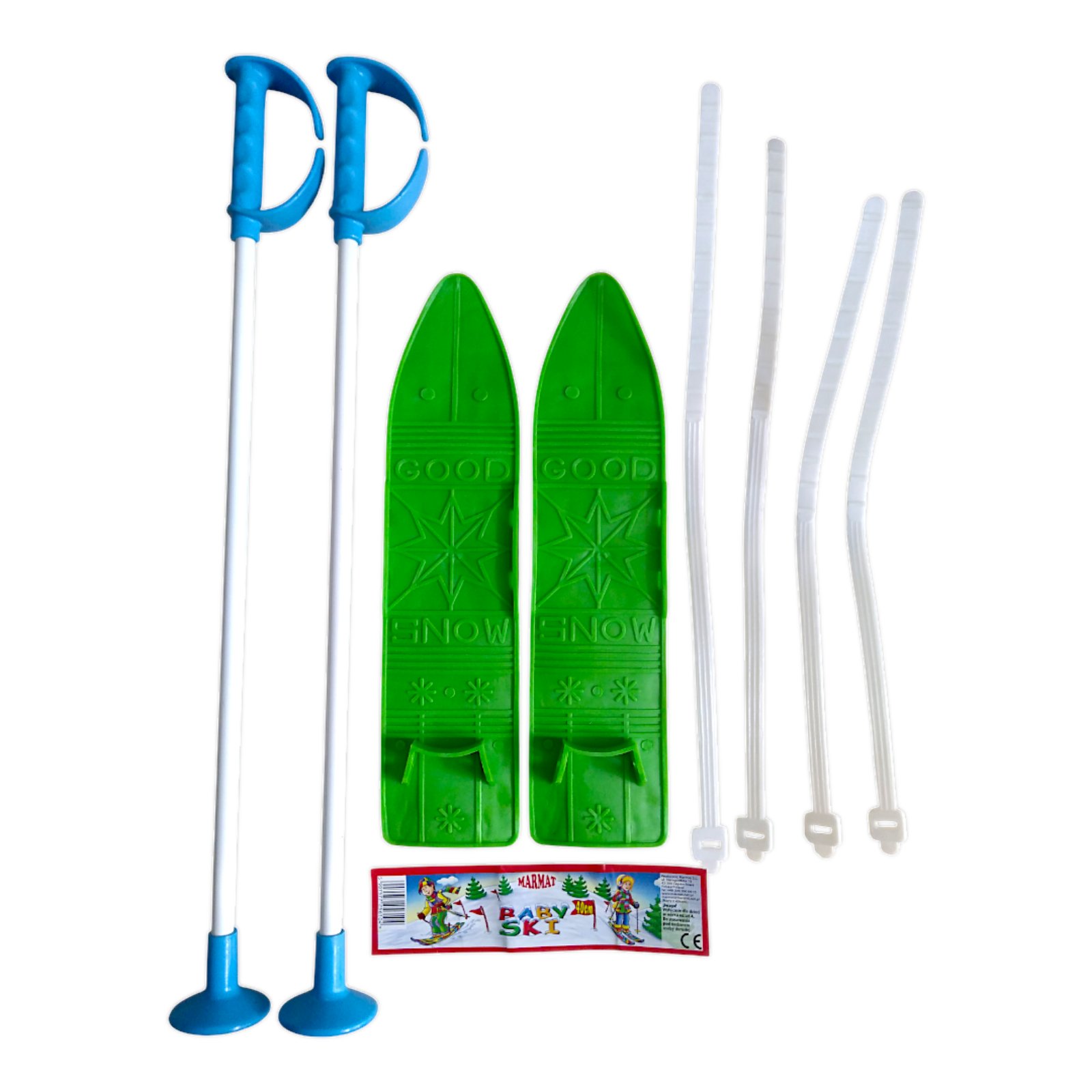 Набір лижний дитячий Marmat 40 см Зелений - Зображення 4