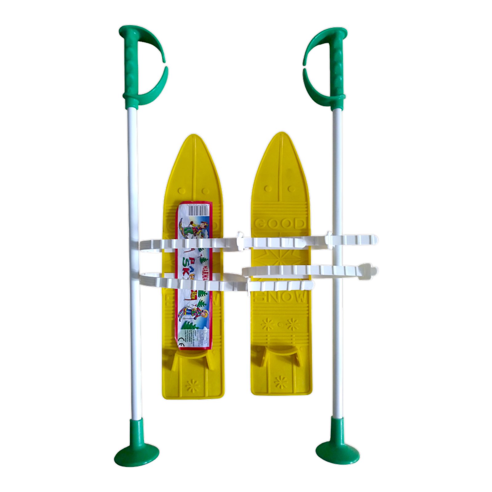 Набір лижний дитячий Marmat 40 см Жовтий - Зображення 4