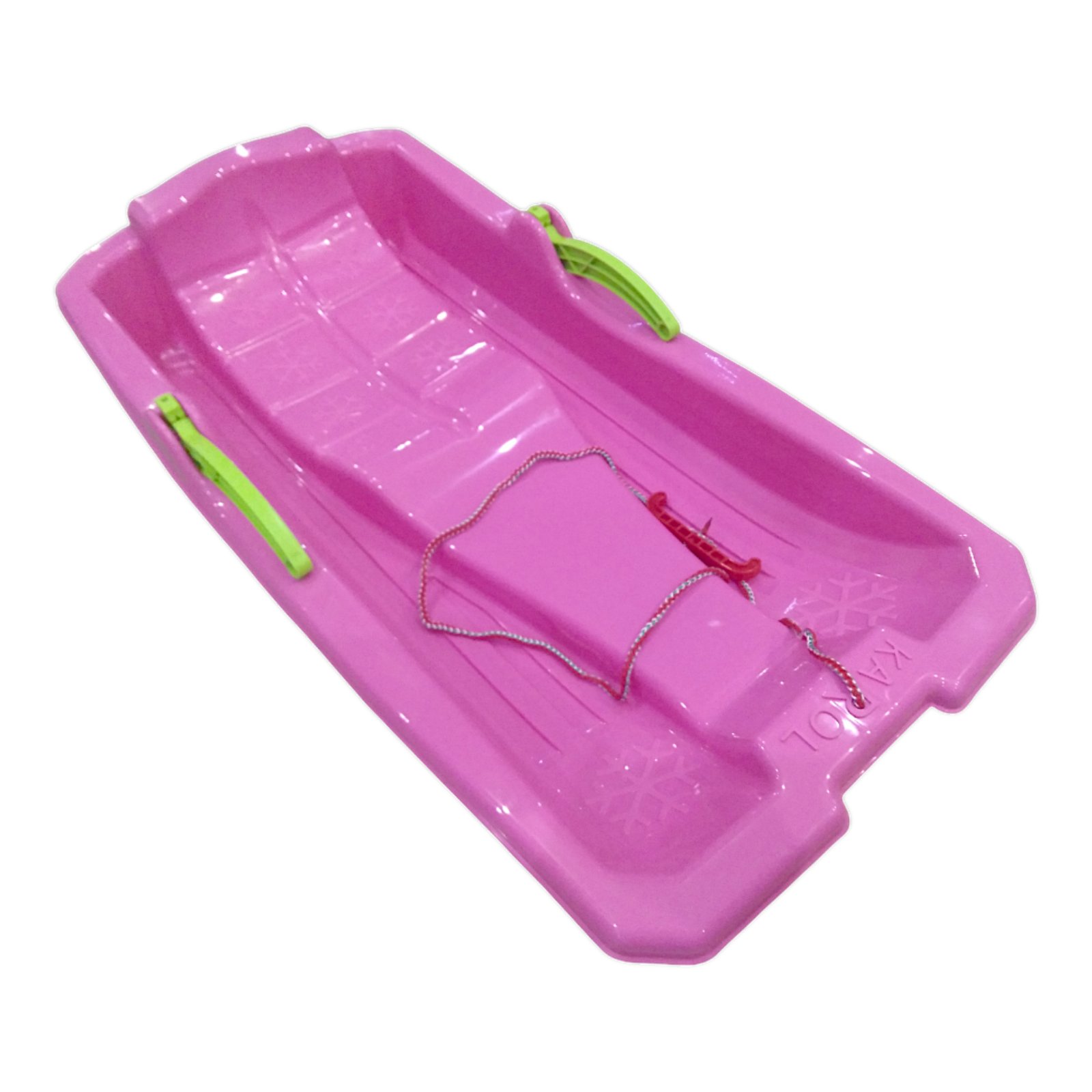 Санки дитячі з гальмами Marmat Karol Рожеві - Зображення 4