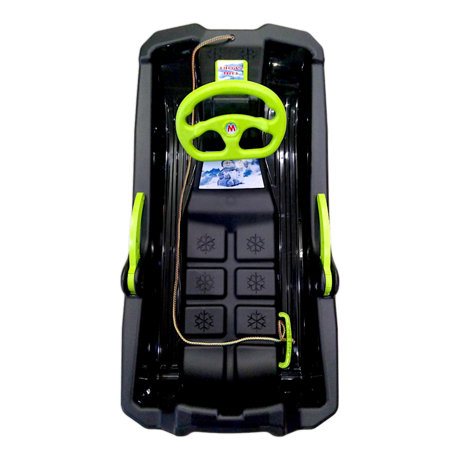 Санки з кермом Marmat Niko Чорні - Зображення 3