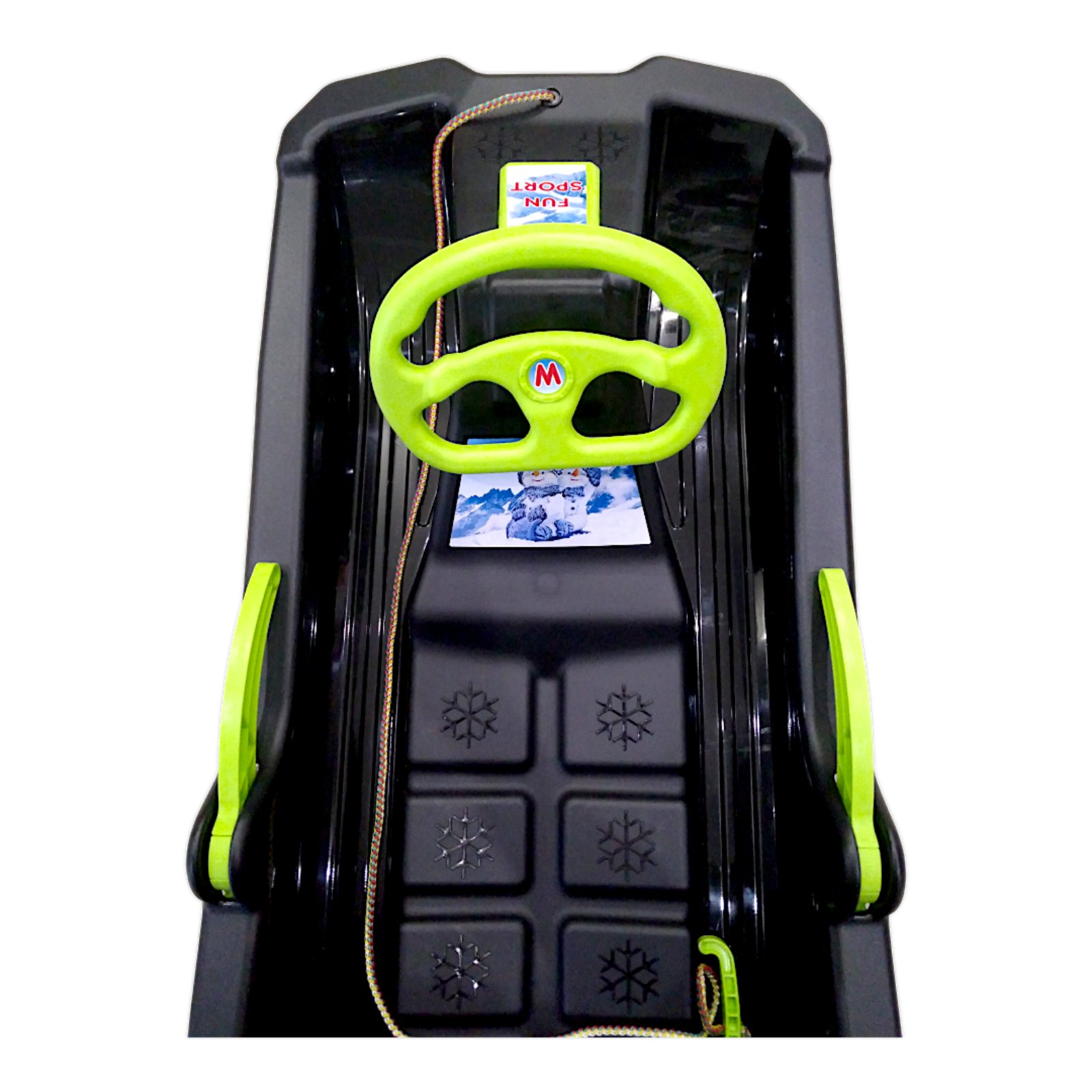 Санки з кермом Marmat Niko Чорні - Зображення 5