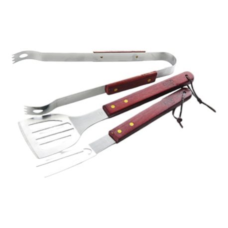 Набір для барбекю СИЛА 960500 (лопатка, вилка, щипці) 34см