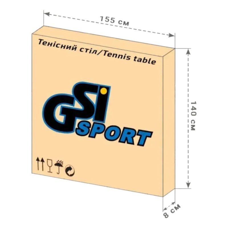 Тенісний стіл GSI-SPORT GK(GP)-2 Atletic Light - Зображення 4