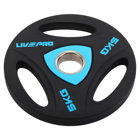 Диск до штанги LP-8020 ф50 5кг (поліуритан)