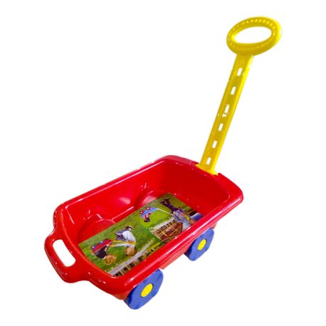 Дитячий Візок каталка з ручкою MARMAT Червоний