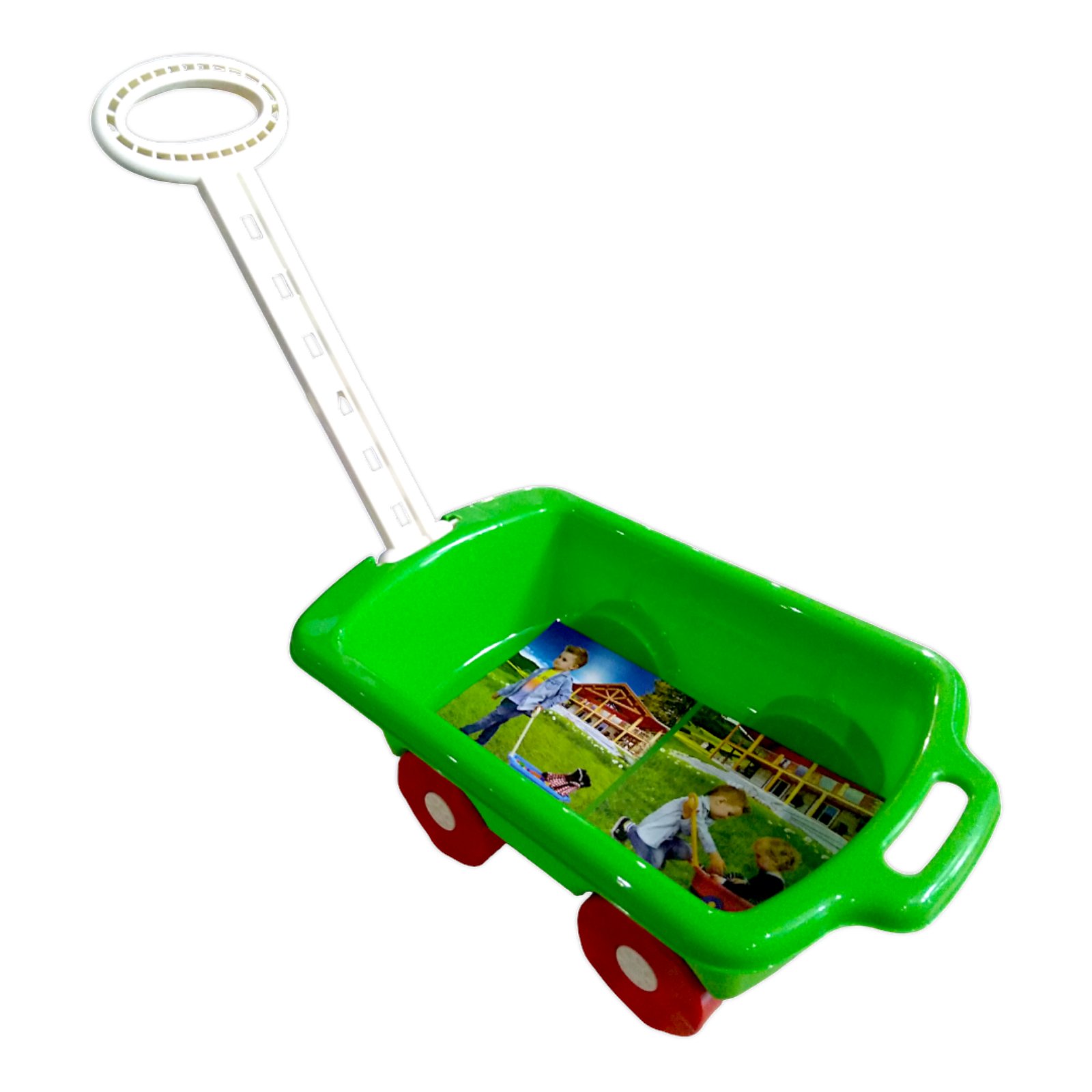 Дитячий Візок каталка з ручкою MARMAT Зелений - Зображення 3