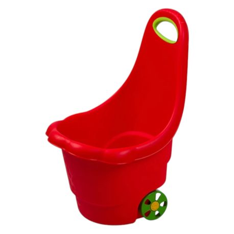 Контейнер дитячий для іграшок на колесах Червоний