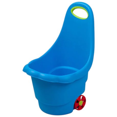 Контейнер дитячий для іграшок на колесах Синій