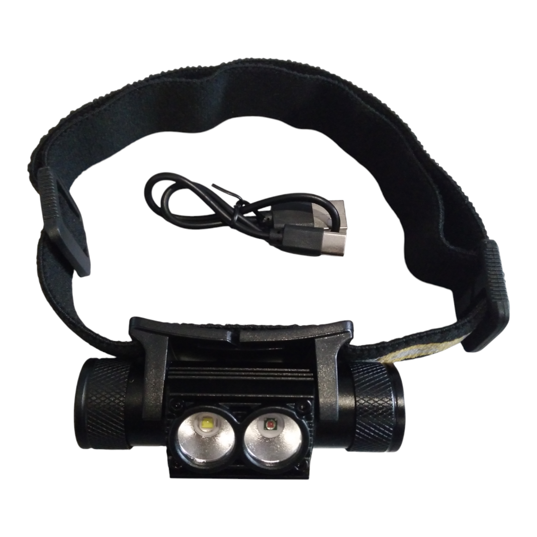 Ліхтар на голову N71 (червоне світло) - Зображення 5