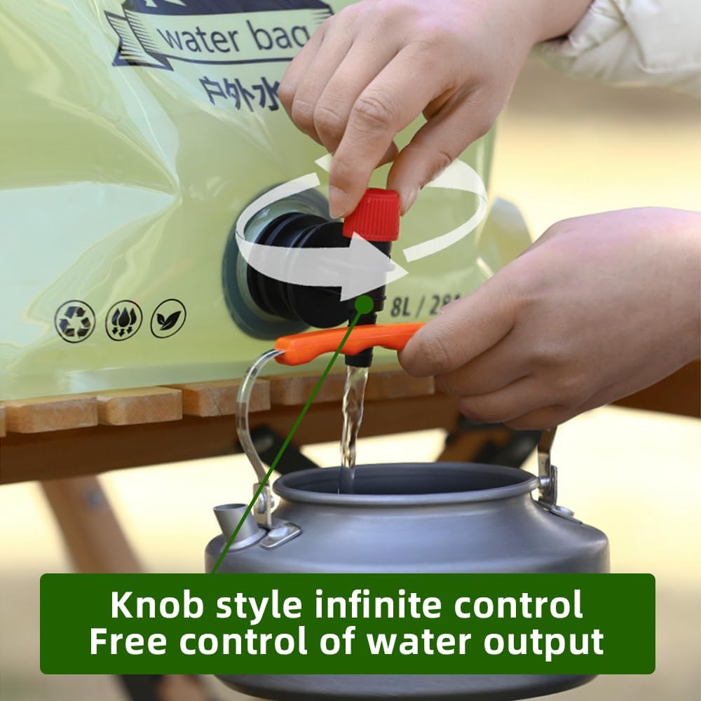 Ємність для води туристична м'яка Outdoor (8л) - Зображення 3