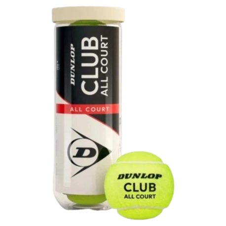 М'ячі для великого тенісу DUNLOP CLUB all court 601629 (3шт)